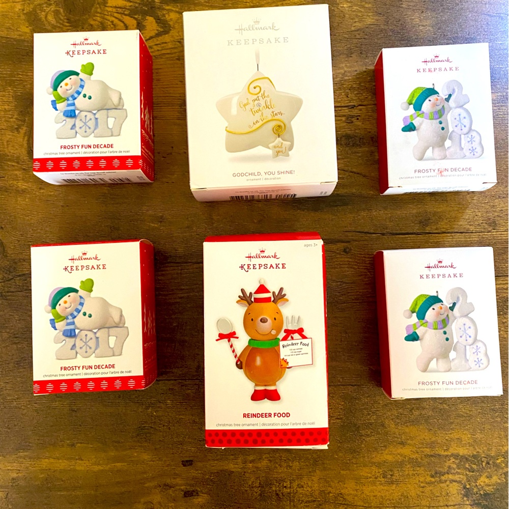 Hallmark Keepsake Ornaments New in Original packaging! Nice bundle on these item